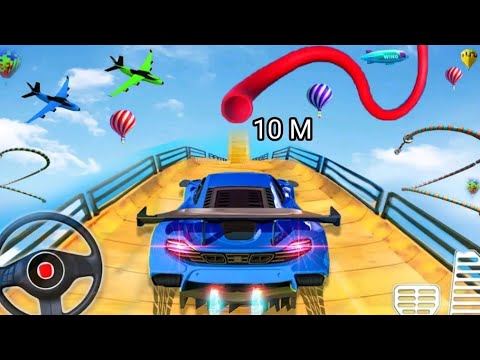 Mega Ramp car Stunt" Super Crazy GT Car Racing" #utrending #car #gta #racing #viral 