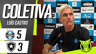COLETIVA LUÍS CASTRO | AO VIVO | Grêmio x Botafogo - Brasileirão 2026
