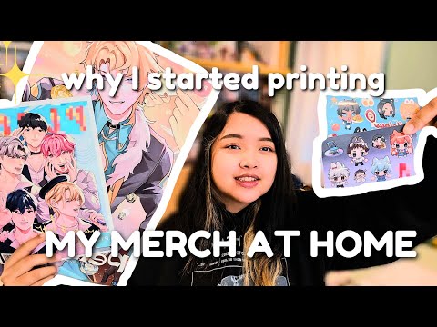 Why I Started Printing My Merch At Home | Epson Ecotank | Artist Alley and Small Business Tips