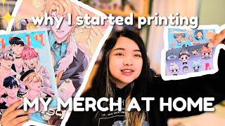 Why I Started Printing My Merch At Home | Epson Ecotank | Artist Alley and Small Business Tips