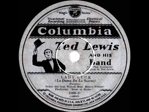 1929 HITS ARCHIVE: Lady Luck - Ted Lewis