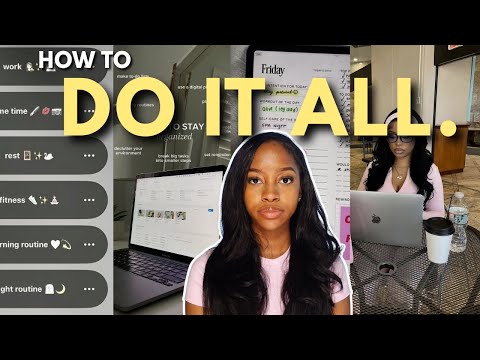 How To Make Time For EVERYTHING | productivity & discipline