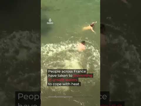 Migrants left to endure deadly Paris heat with little shelter or aid | AJ #shorts