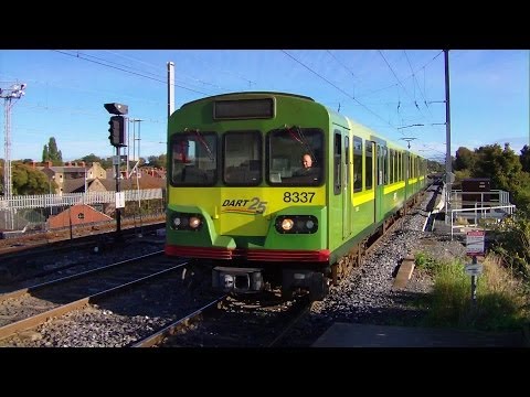 IE 8300 Class Dart Train number 8337 - Clontarf Road, Dublin