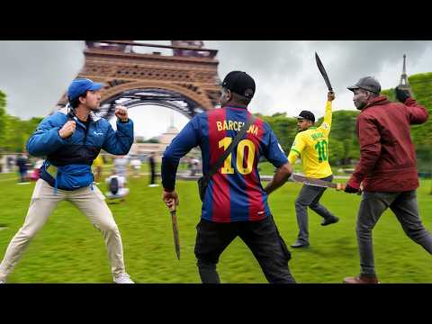 I Confronted Scammers in Paris! *attacked*