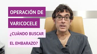 ¿Cuánto tiempo de recuperación se necesita tras la operación de varicocele para buscar el embarazo