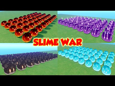 Pyro Slimes vs. EVERY Elemental Slimes! (Genshin Impact UGC Mode Battle) - Unexpected Ending!