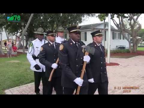 DEDICATION CEREMONY FOR 9-11 MEMORIAL