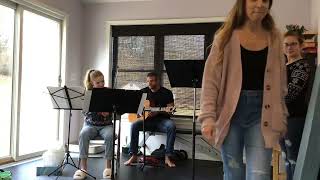 Here We Come A-Caroling, Ding Dong Merrily on High, The Holly and the Ivy and I Saw Three Ships