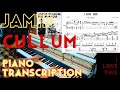 Jamie Cullum Piano Solo Transcription. "I love this" bonus track from "The pursuit".