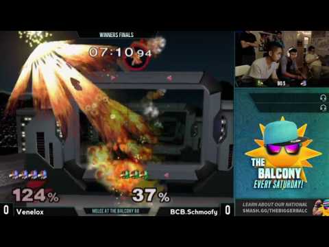 Melee @ the Balcony 88 - Winners Finals feat. Venelox (Falco/Fox) vs. BCB | Schmoofy (Falco)