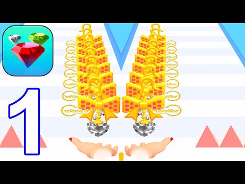 Gem Stack - Gameplay Walkthrough Part 1 All Levels 1-6 (Android,iOS) #1 - YouTube