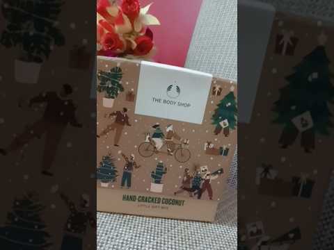 The body shop(coconut)#handcrafted gift box #skincare @GlowWithReet