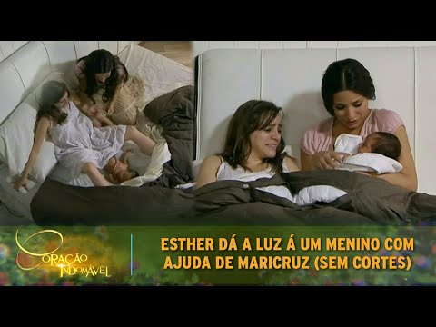 Coração Indomável - Esther dá a luz á um menino com a ajuda de Maricruz (DUBLADO/SEM CORTES)