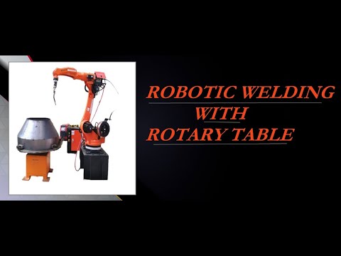 6 Axis MIG Robot With Rotary