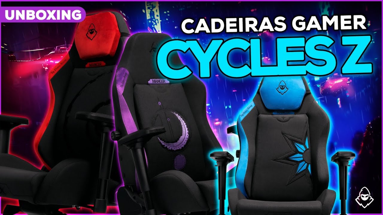 UNBOXING CADEIRA GAMER MANCER CYCLES Z - CADEIRA PREMIUM