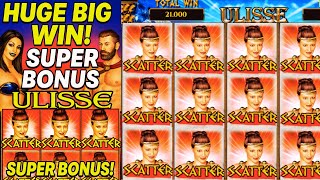 HUGE BIG WIN on ULISSE Slot! Super Bonus Feature Explodes with Epic Wins!
