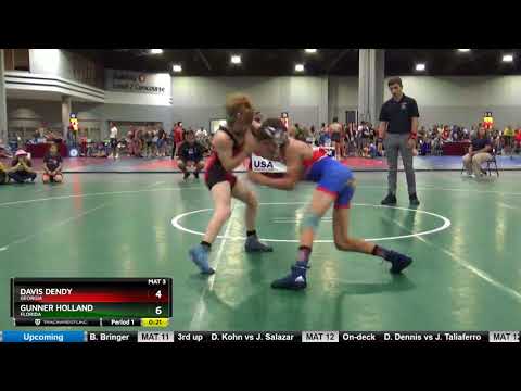 Schoolboy 90 Davis Dendy Georgia Vs Gunner Holland Florida