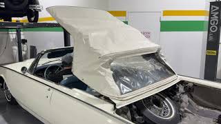 1962 Ford Thunderbird Sports Roadster Convertible Top Operation 1