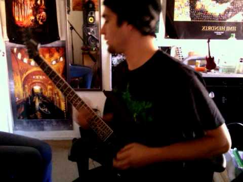 Burning the masses ,The Ubiquitous Pillar on guitar