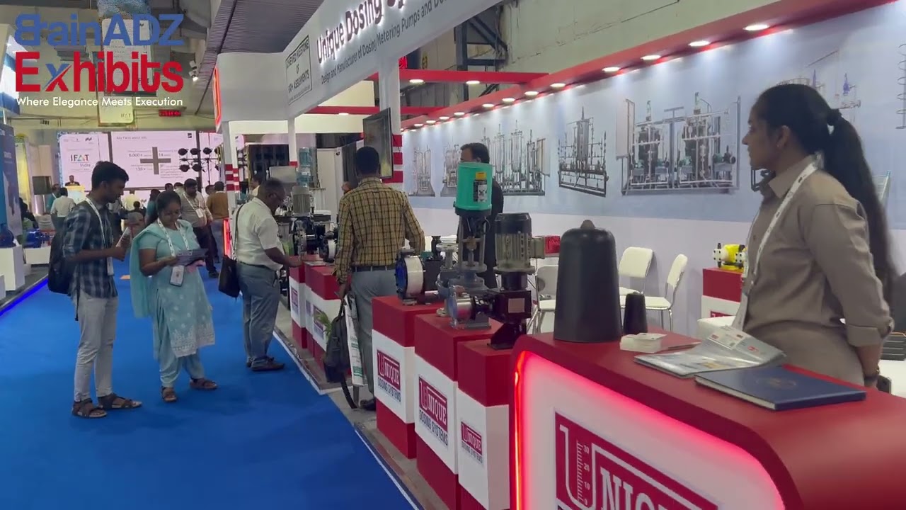 Unique Dosing Systems at IFAT INDIA 2024 – Designed & Executed by BrainADZ Exhibits