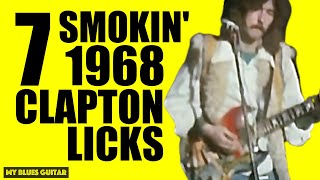 Eric Clapton Cream Live Sleepy Time Time Filler Licks Guitar Lesson