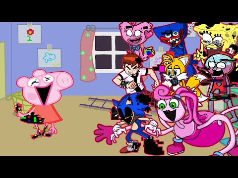 FNF - Discovery-Glitch V2 But All Pibby Characters Sings It🎤(Every Turn a Different Character Sings)