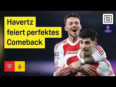 Havertz ist zurück | FC Arsenal - Kairat Almaty | UEFA Champions League | DAZN Highlights