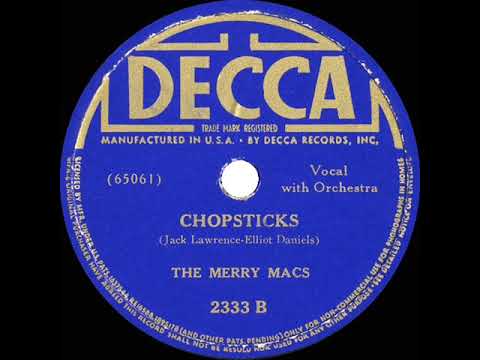 1939 Merry Macs - Chopsticks