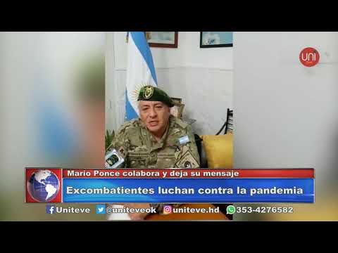 Ex combatientes ayudan en la lucha contra la pandemia