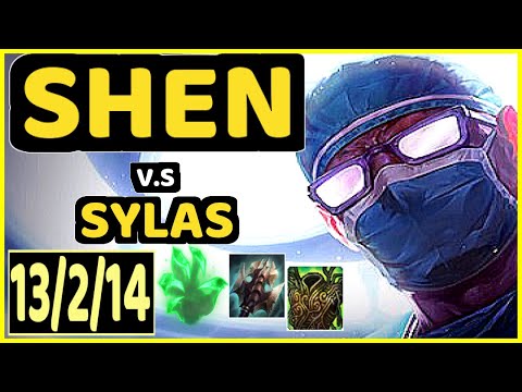 TAY (SHEN) vs SYLAS - 13/2/14 KDA TOP GAMEPLAY - BR Ranked GRANDMASTER