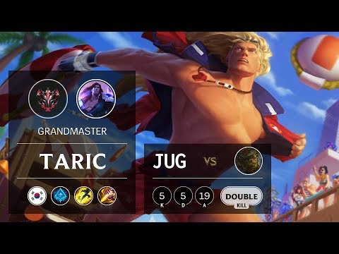 Taric Jungle vs Ivern - KR Grandmaster Patch 10.2