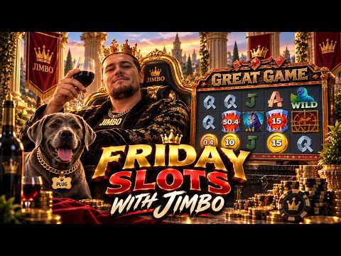 Thumbnail for video: Friday Slots Session With Jimbo