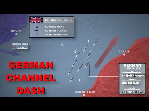 WW2 Explained: German Battleships Daring Channel Dash Stuns Royal Navy