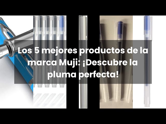 Vídeo relacionado con MUJI Suave Tinta de Gel Bolígrafo Pluma Tipo de Golpe 10-Piezas Juego, 0.5 mm Tamaño Punta, Negro (4550182902273)