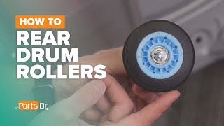 How to replace the rear drum rollers (part # DC97-16782E) on your Samsung dryer