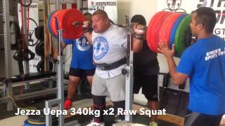 Strength Sports Gym - Jezza Uepa 360kg Raw Squat