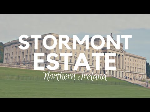 Stormont Parliament in Belfast, Northern Ireland Video