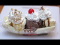 How To Make A Banana Split At Home Easy Banana Splits Recipe