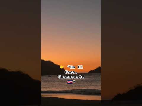 “El Coco, Guanacaste al atardecer 🌅”