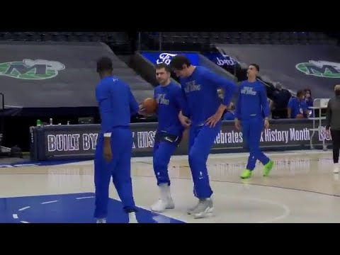 LUKA DONCIC AND BOBAN's CRAZY DANCE BEFOR LAST NIGHTS GAME AGAINST CELTICS