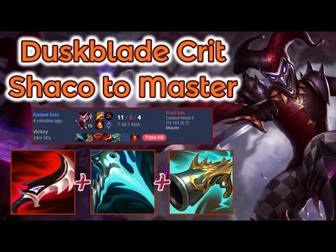 Duskblade Lethality Shaco - S13 D1 Ranked [League of Legends] Full Gameplay - Infernal Shaco