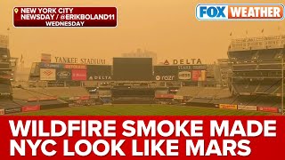 'Seemed Like Someone Put A Filter Over The World': Canadian Wildfire Smoke Made NYC Look Like Mars