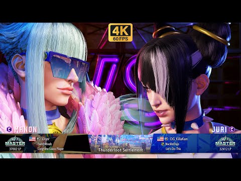 SF6 🔥 iDom (MANON) VS OG_KillaKam (JURI) 🔥 4K ACTION 🔥 STREET FIGHTER 6