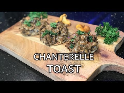 Chanterelle Toast with Big Swede BBQ