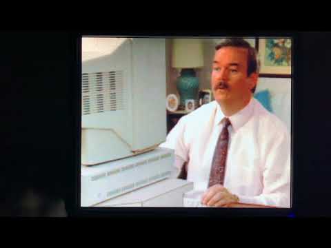 Tandy 1000 RLX Original Desk Mate Computer Demo 1991