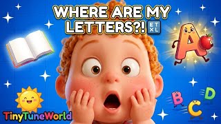 The Letters Ran Away! 🏃 |ABC Alphabet Song | Toddler Songs& Preschool Learning | TinyTuneWorld