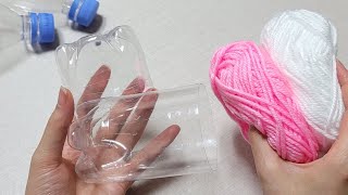 Amazing !! Brilliant idea made of plastic bottle and wool - Gift Craft ideas - DIY projects