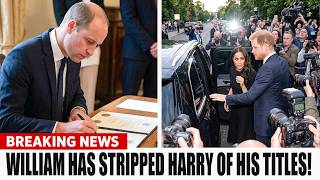 Prince WILLIAM &amp; CHARLES DROP BOMBSHELL NEW Title Rule! HARRY LEFT SHATTERED As Palace Decides!