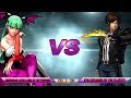 Mugen Capcom Vs SNK Morrigan Aensland Betherhans Vs Kyo Kusanagi Glasses 莫莉卡 Vs 草薙京